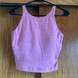 Lululemon Athletica Pink Crop Top